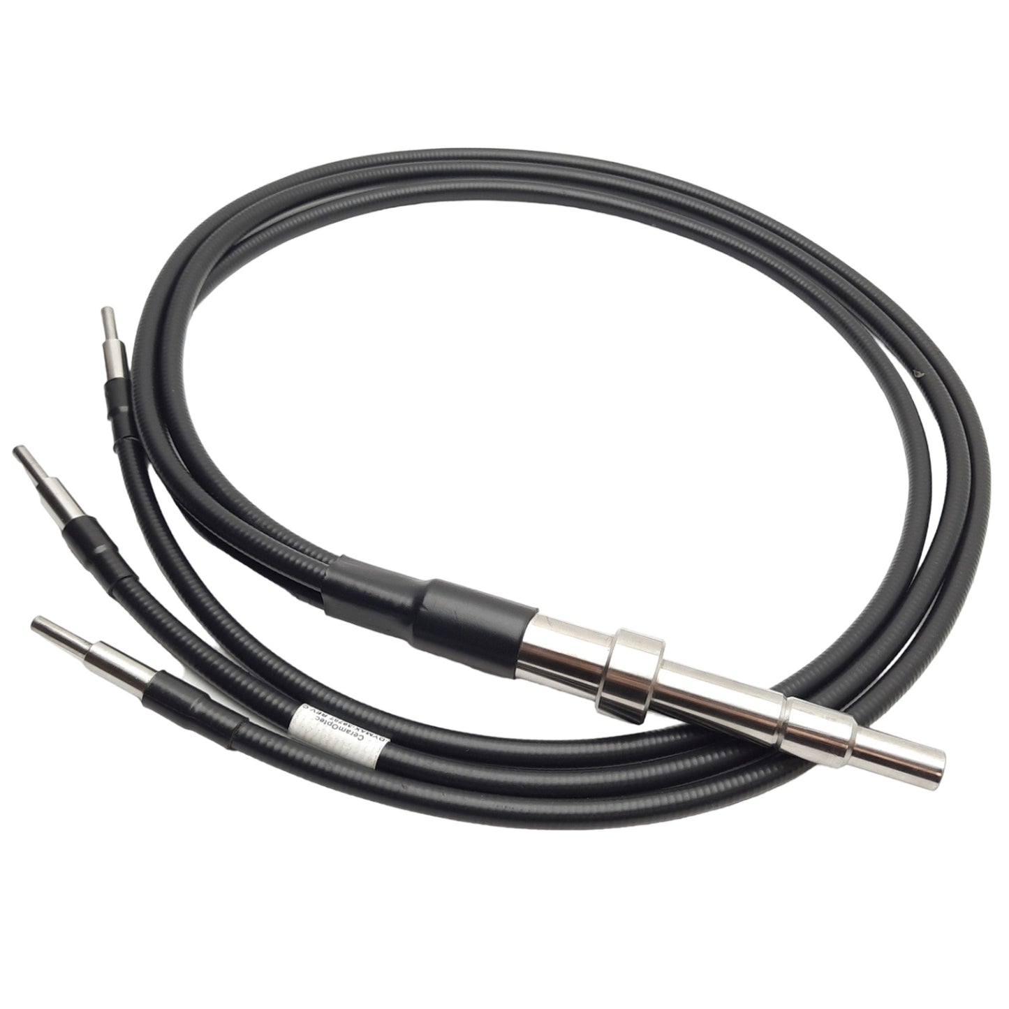 Used Dymax 39787 Fiber Optic Curing Light Guide Quartz 3-Pole 3x 2.5mm *1/3 Damaged*