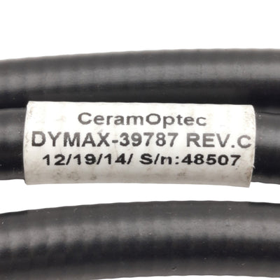 Used Dymax 39787 Fiber Optic Curing Light Guide Quartz 3-Pole 3x 2.5mm *1/3 Damaged*