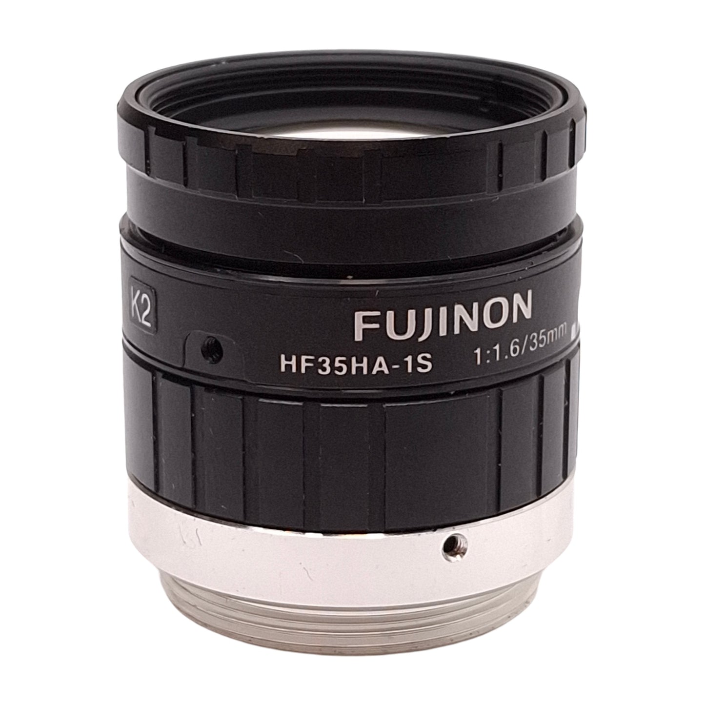 Used Fujinon HF35HA-1S Camera Lens, C-Mount, F1.6-22, 2/3" Format, 35mm Focal, 1.5MP