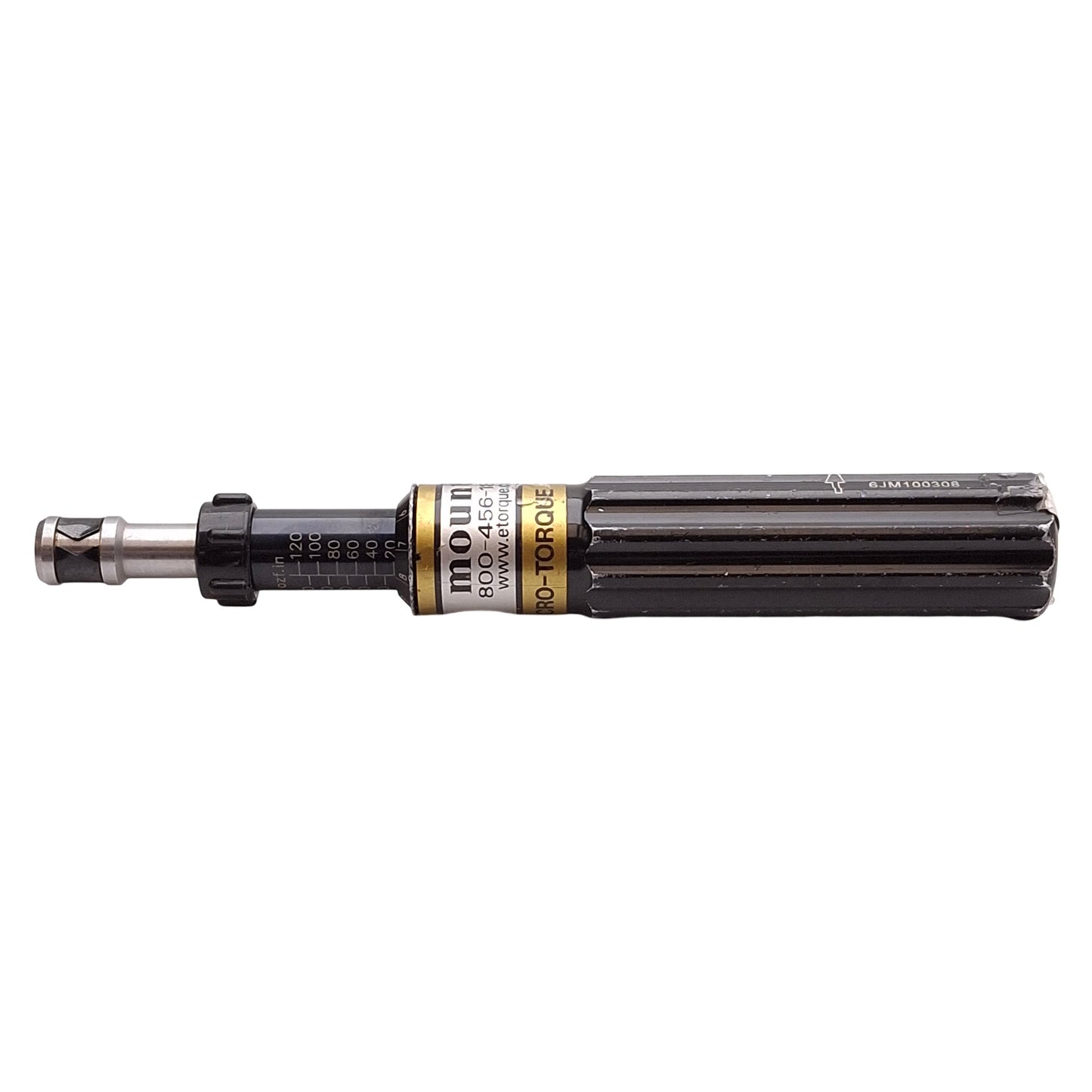 Used Mountz MT120-AFH Adjustable Micro-Torque Screwdriver, 20-120ozf-in, 1/4" Hex