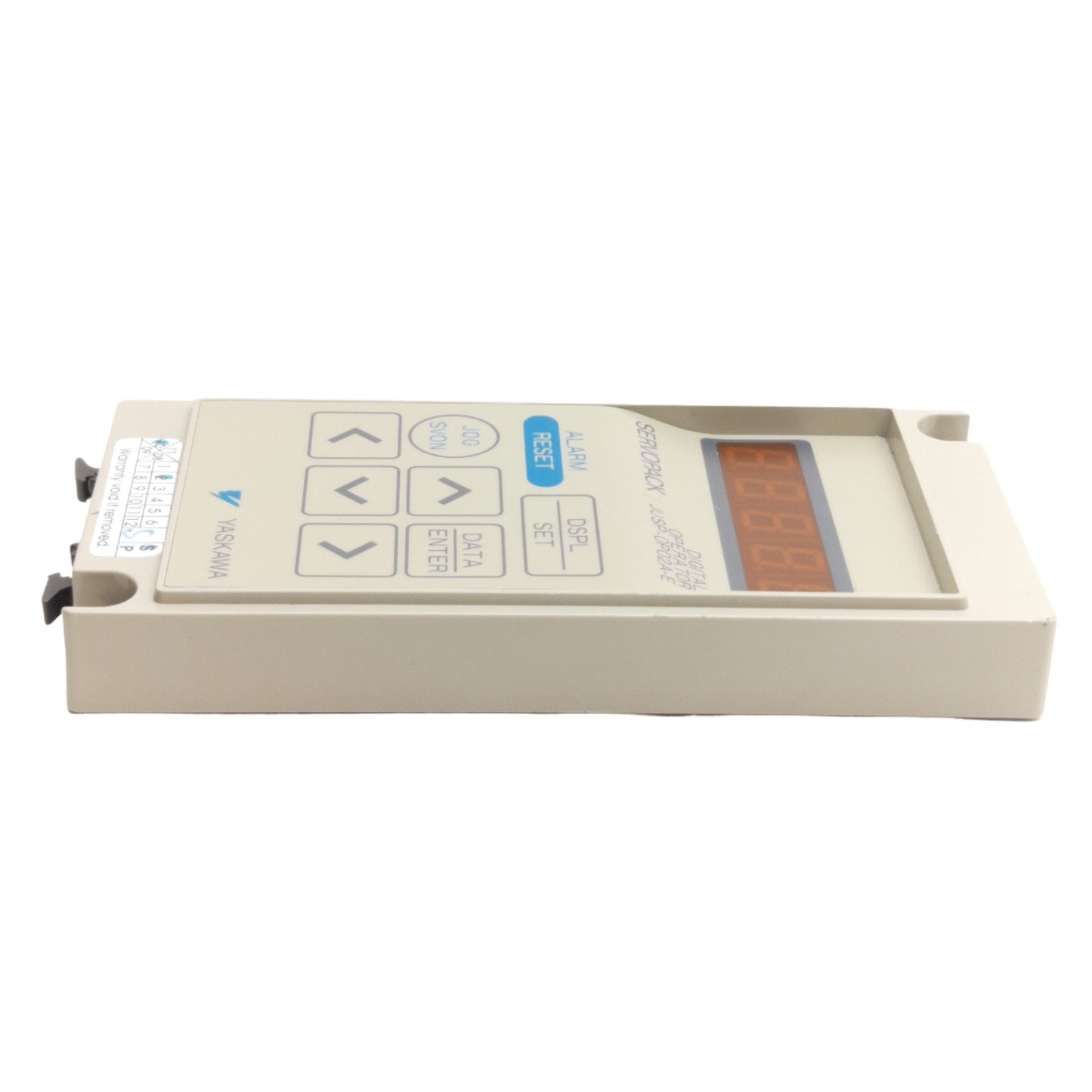 Used Yaskawa JUSP-0P02A Servopack Sigma II Hand Held Digital Operator, IDC 10-Pin
