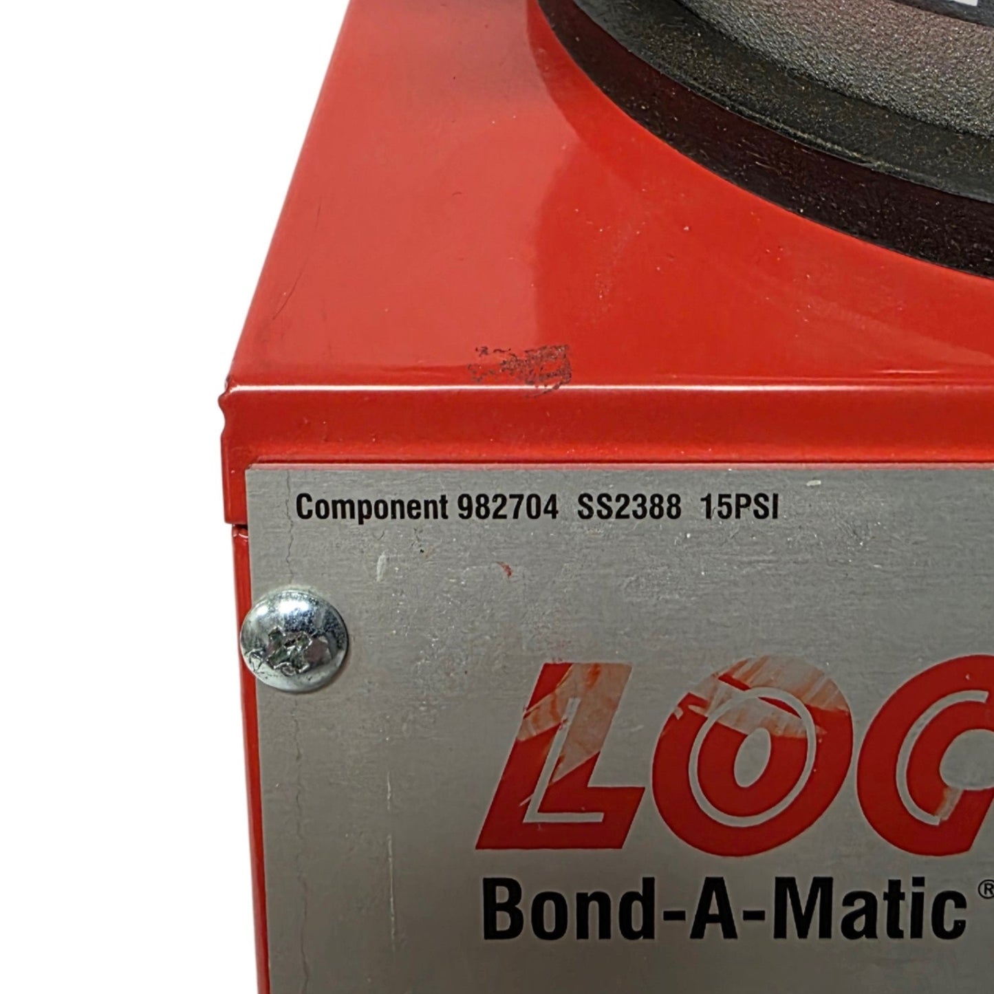 Used Loctite 982704 Bond A Matic 3000 Dispenser 0-15psi 10"H x 5"D Reservoir