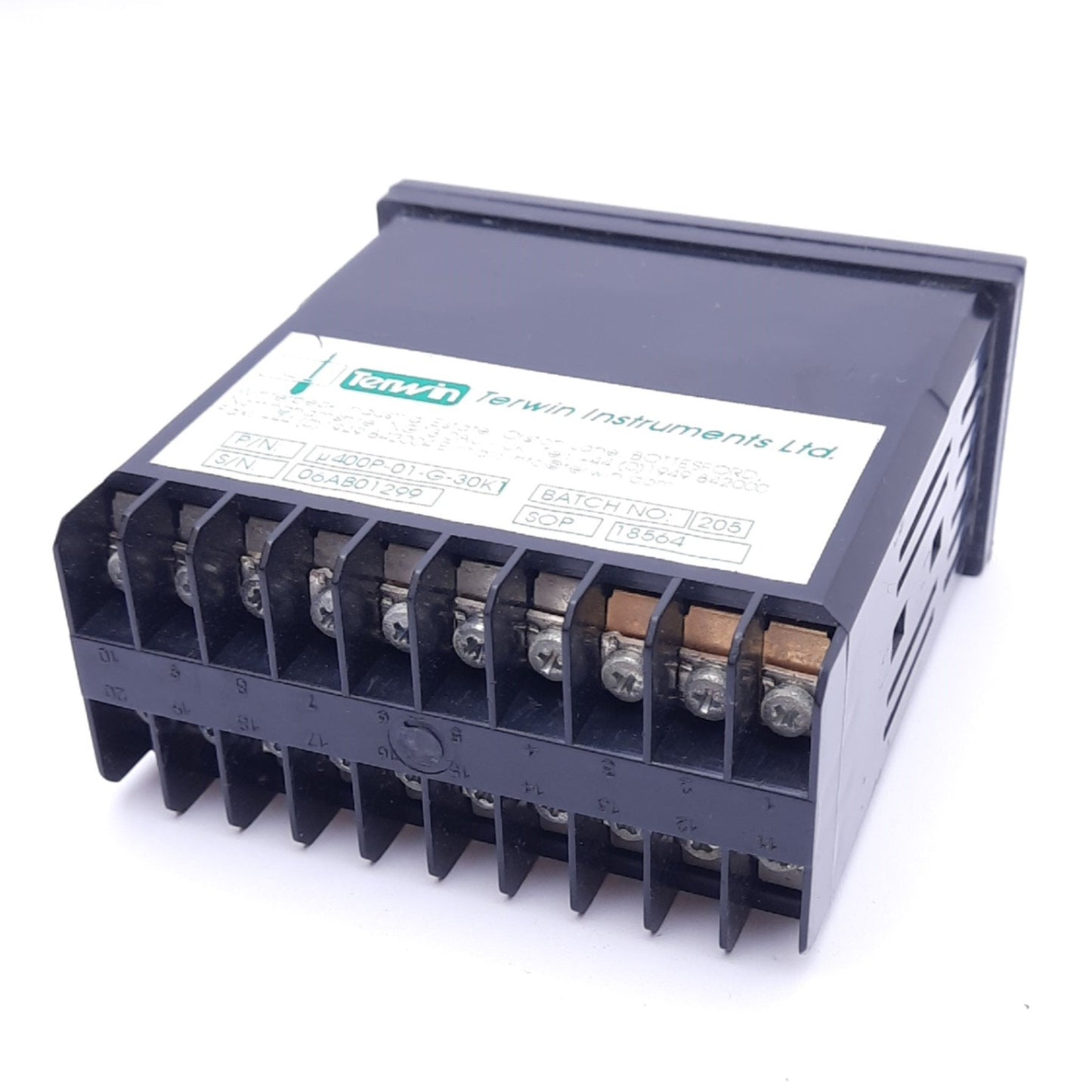 Used Terwin μ400P-01-G-30K1 Process Indicator/Controller Panel Meter, 85-265VAC