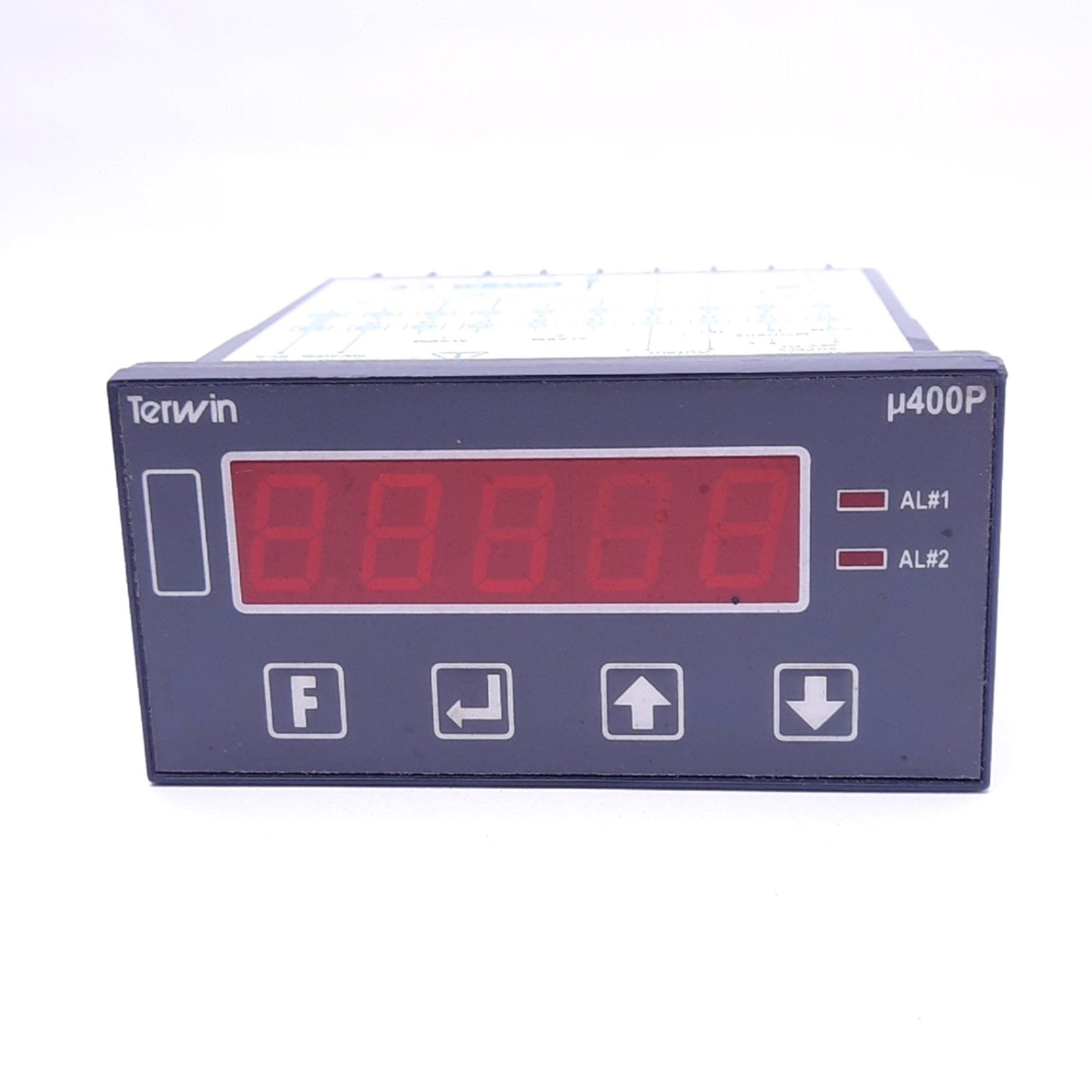 Used Terwin μ400P-01-G-30K1 Process Indicator/Controller Panel Meter, 85-265VAC