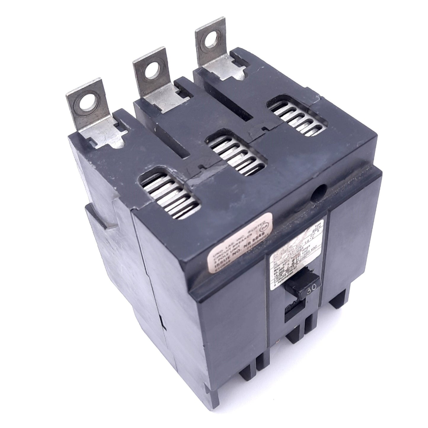 Used Siemens BQCH3B030 Circuit Breaker, 3-Pole, 30A, 277Y/480VAC, Thermal Magnetic