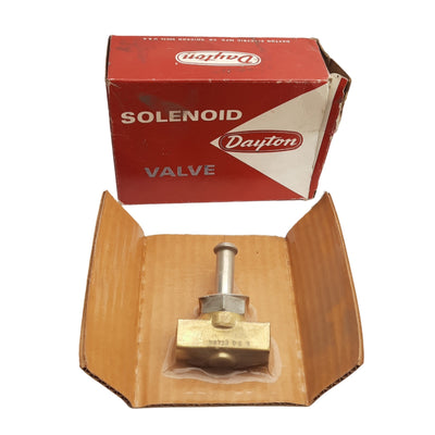 New Dayton 3A433 008042 Solenoid Valve, 2-Way Normally Closed, 1/4in NPT, 2-200psi
