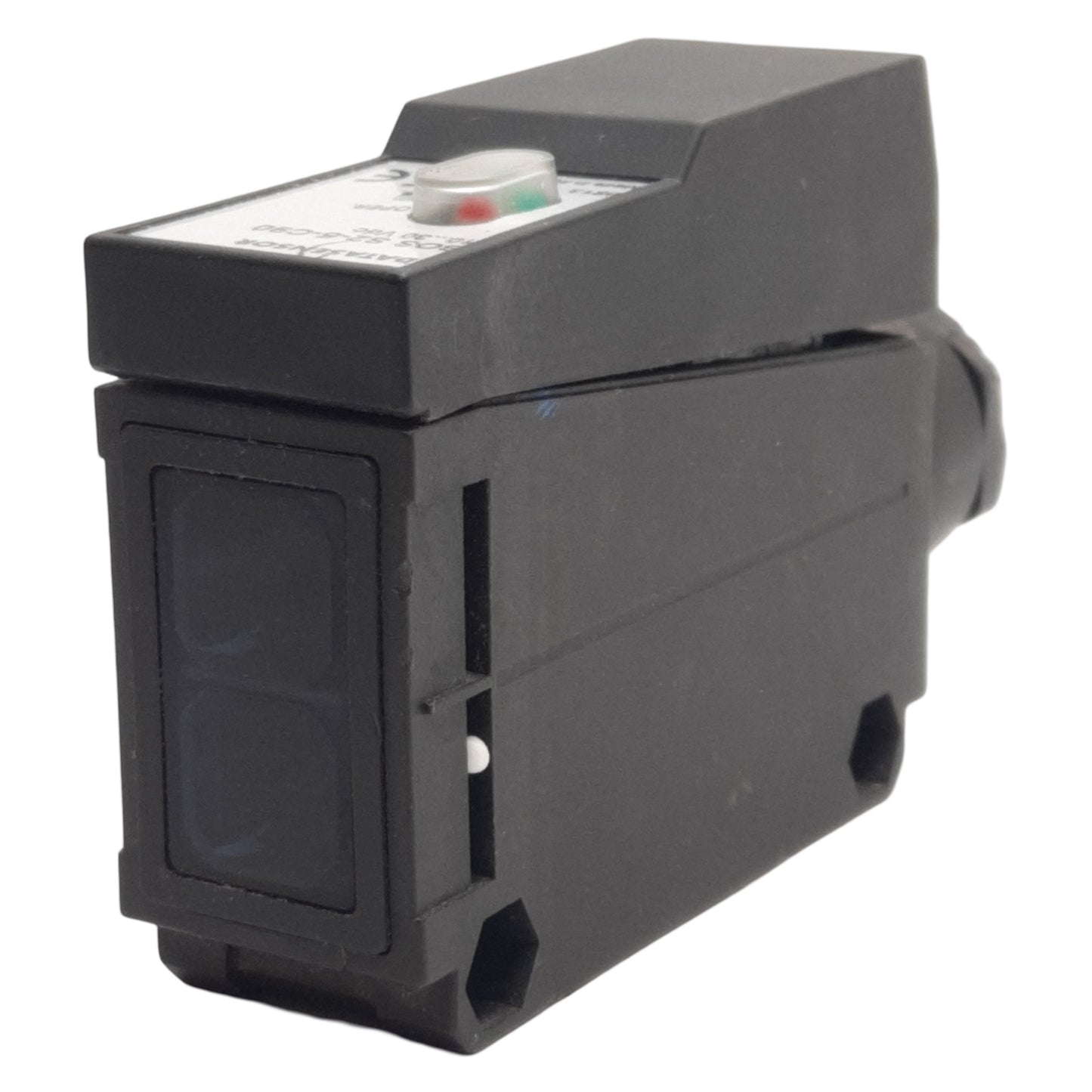 Used Balluff BOS S2-5-C90 Optical Sensor PNP/NPN 900mm Range 10-30VDC 100mA 1/2in NPT