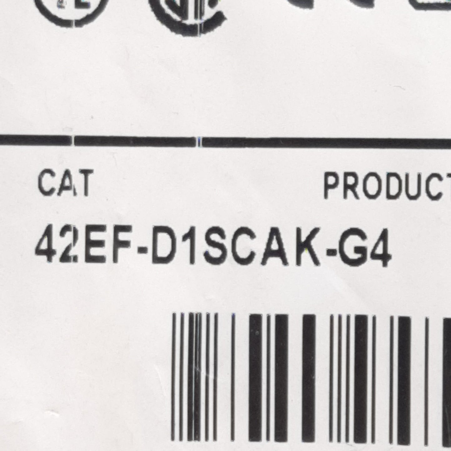 New Allen Bradley 42EF-D1SCAK-G4 Photoelectric Sensor 22-264VAC/DC 100mA 500mm Range