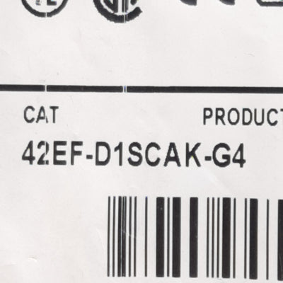 New Allen Bradley 42EF-D1SCAK-G4 Photoelectric Sensor 22-264VAC/DC 100mA 500mm Range
