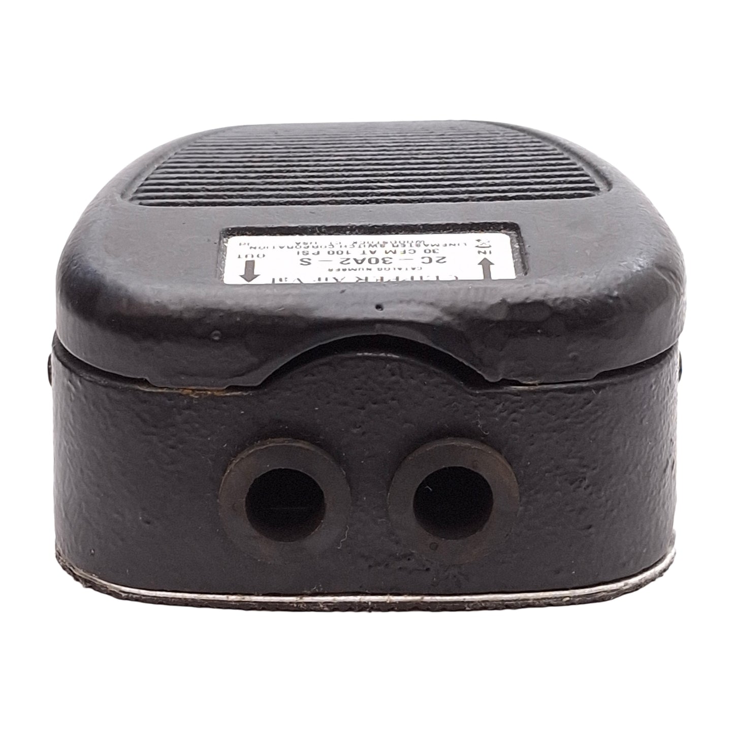 Used Linemaster 2C-30A2-S Clipper 2-Way Air Valve Foot Switch, 30CFM @ 100psi, 1/8NPT