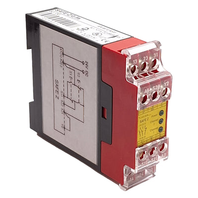 Used Riese AR.9672.9000 SAFE Z/0,5 Two-Hand Control Relay, 2NO+1NC, 6A 250VAC