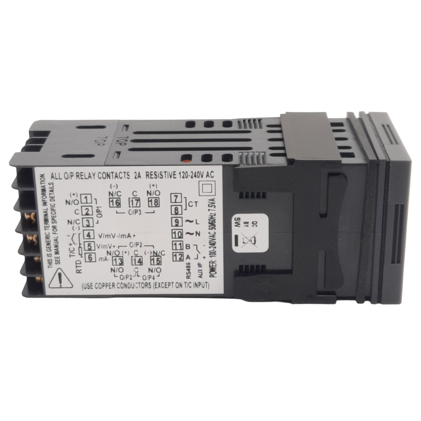 New West P6101Z2100000 Temperature Controller, SPDT 24VDC 4-20mA Out, 100-240VAC In