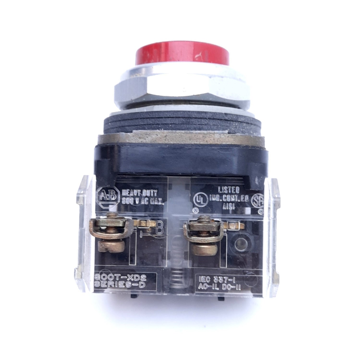 Used Allen Bradley 800T-B6D2 Pushbutton Switch, ø30mm, 1NC 600VAC 10A Contact