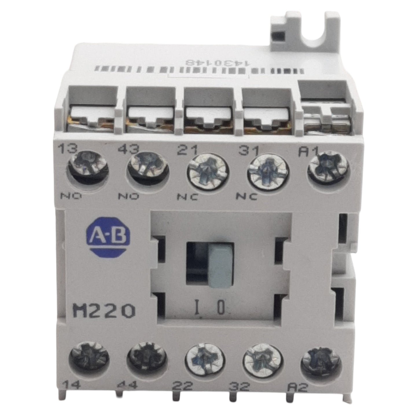 Used Allen Bradley 700-M220A1 Control Relay, 4P, 500VAC 16A 2NO+2NC, 110-120VAC Coil