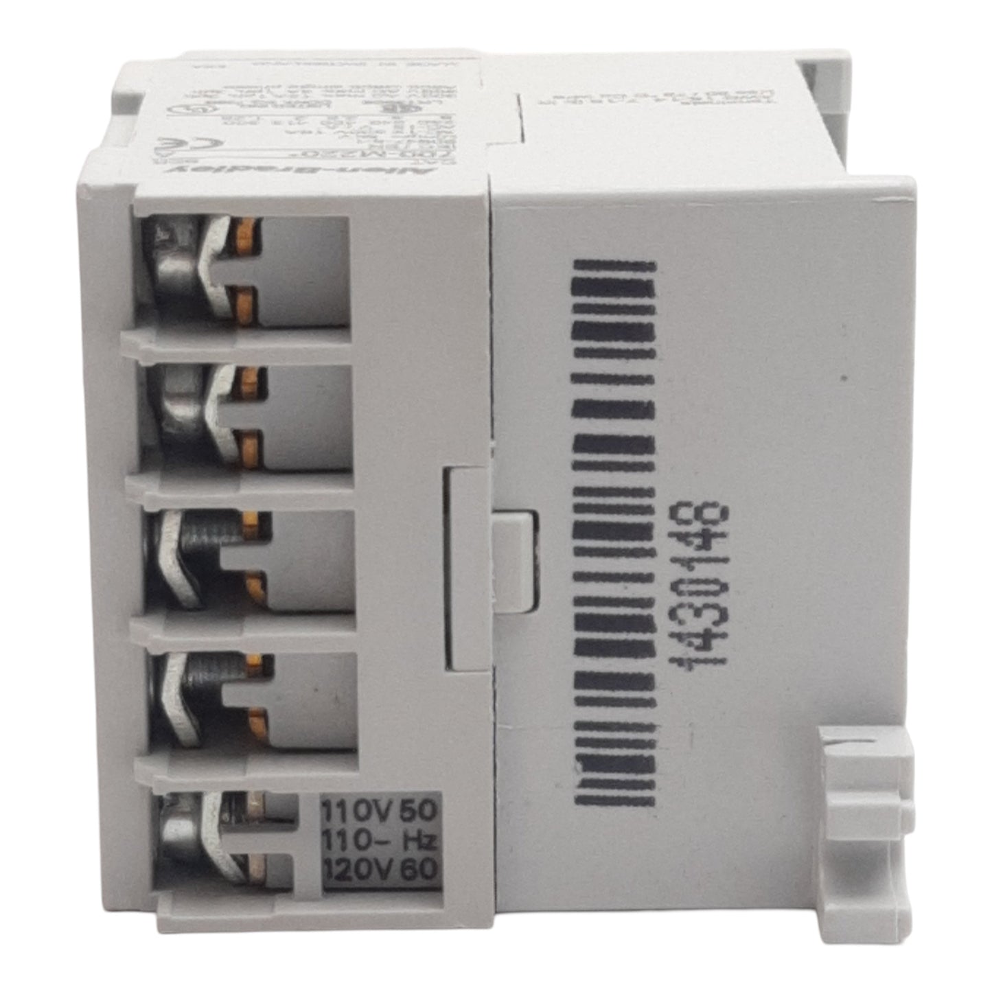 Used Allen Bradley 700-M220A1 Control Relay, 4P, 500VAC 16A 2NO+2NC, 110-120VAC Coil