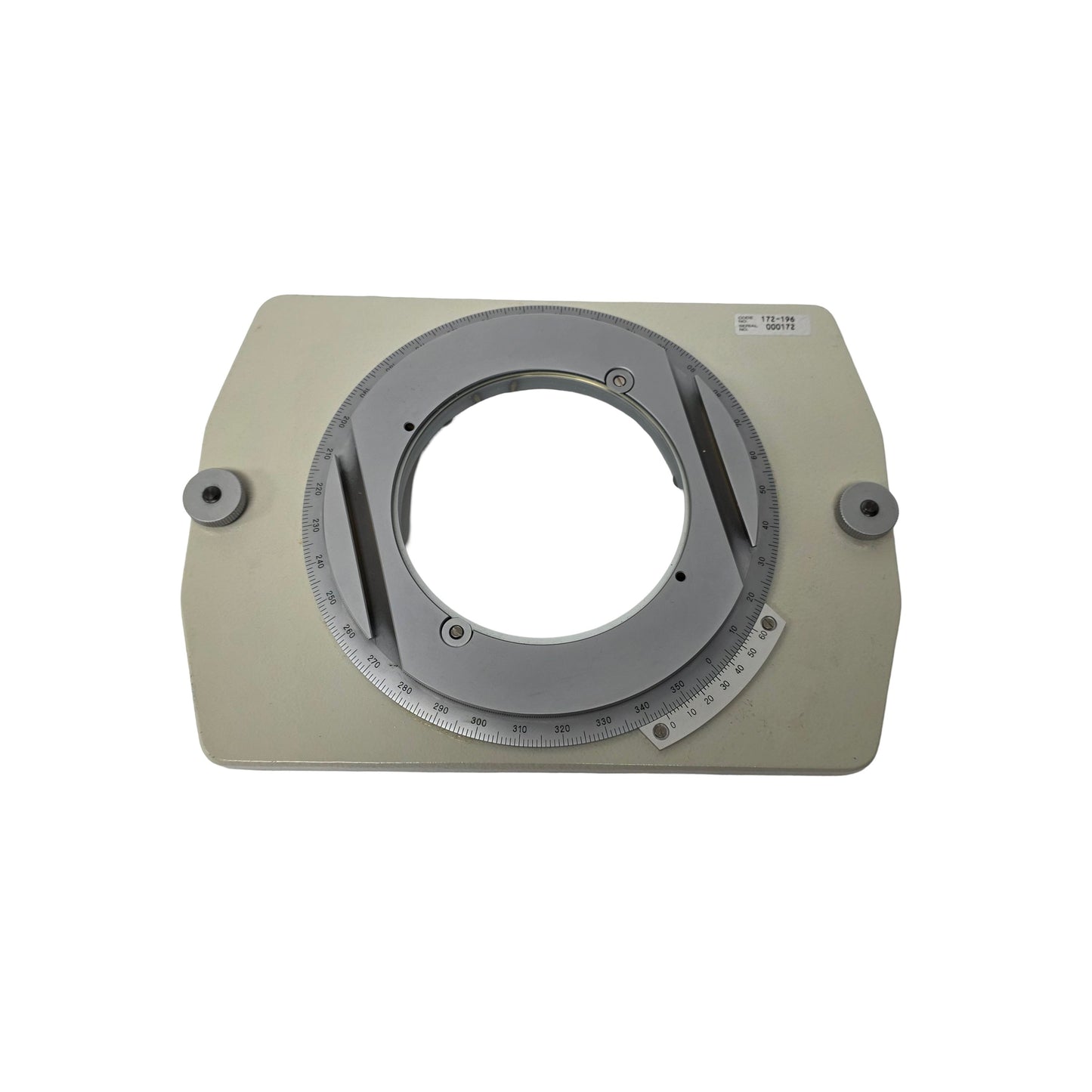 New – Open box Mitutoyo 172-196 Rotary Table Work Piece Fixture For Profile Projectors 100mm