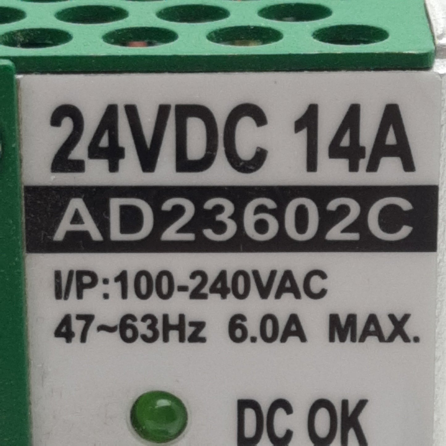 Used Acro AD23602C Dual Output Power Supply, 24VDC/5VDC 360W Out, 100-240VAC In