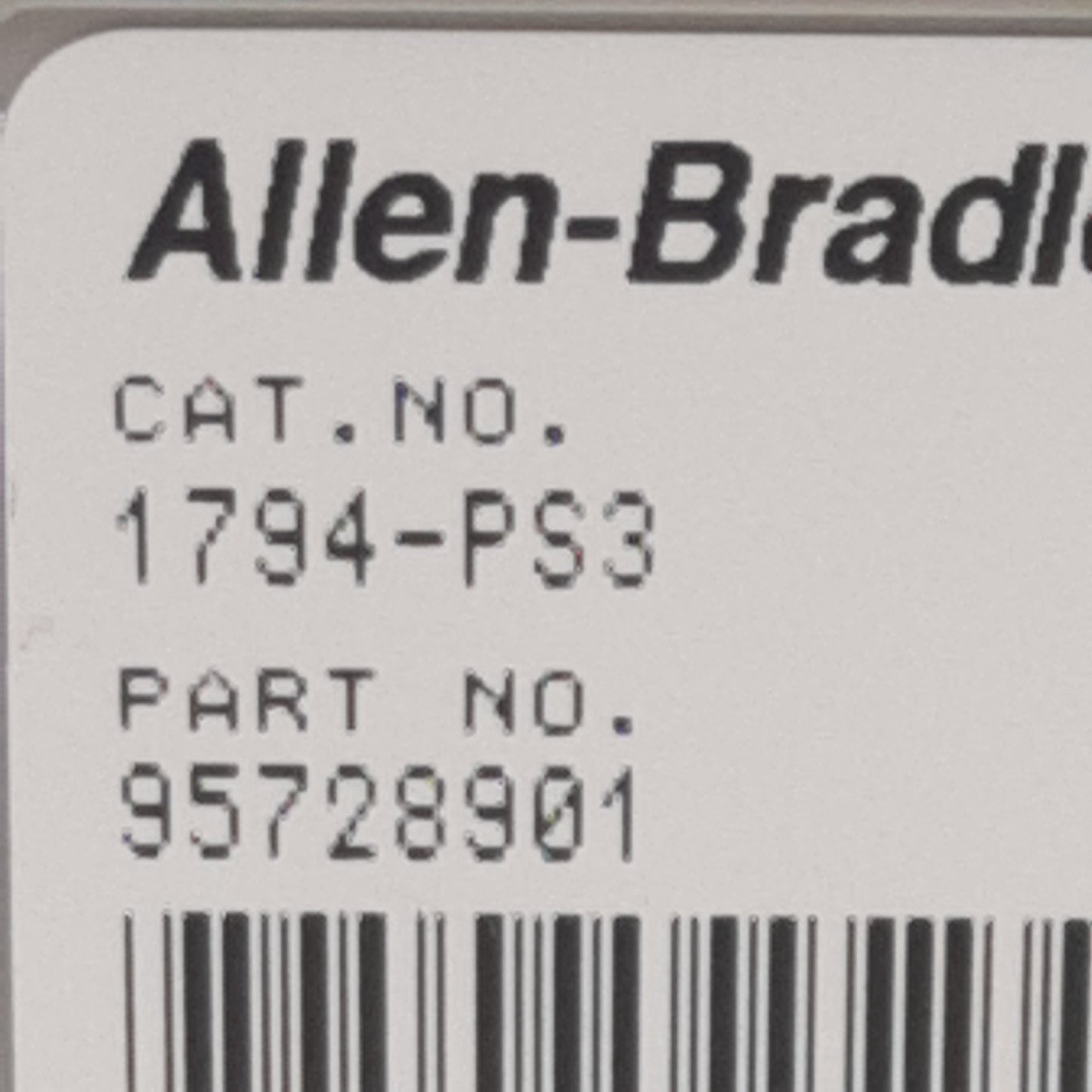 Used Allen Bradley 1794-PS3 Flex I/O Power Supply, 3A 24VDC Out, 120/230VAC In