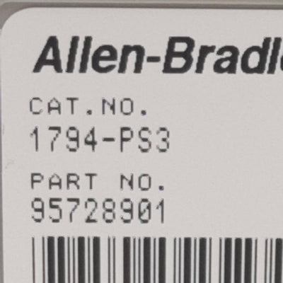 Used Allen Bradley 1794-PS3 Flex I/O Power Supply, 3A 24VDC Out, 120/230VAC In