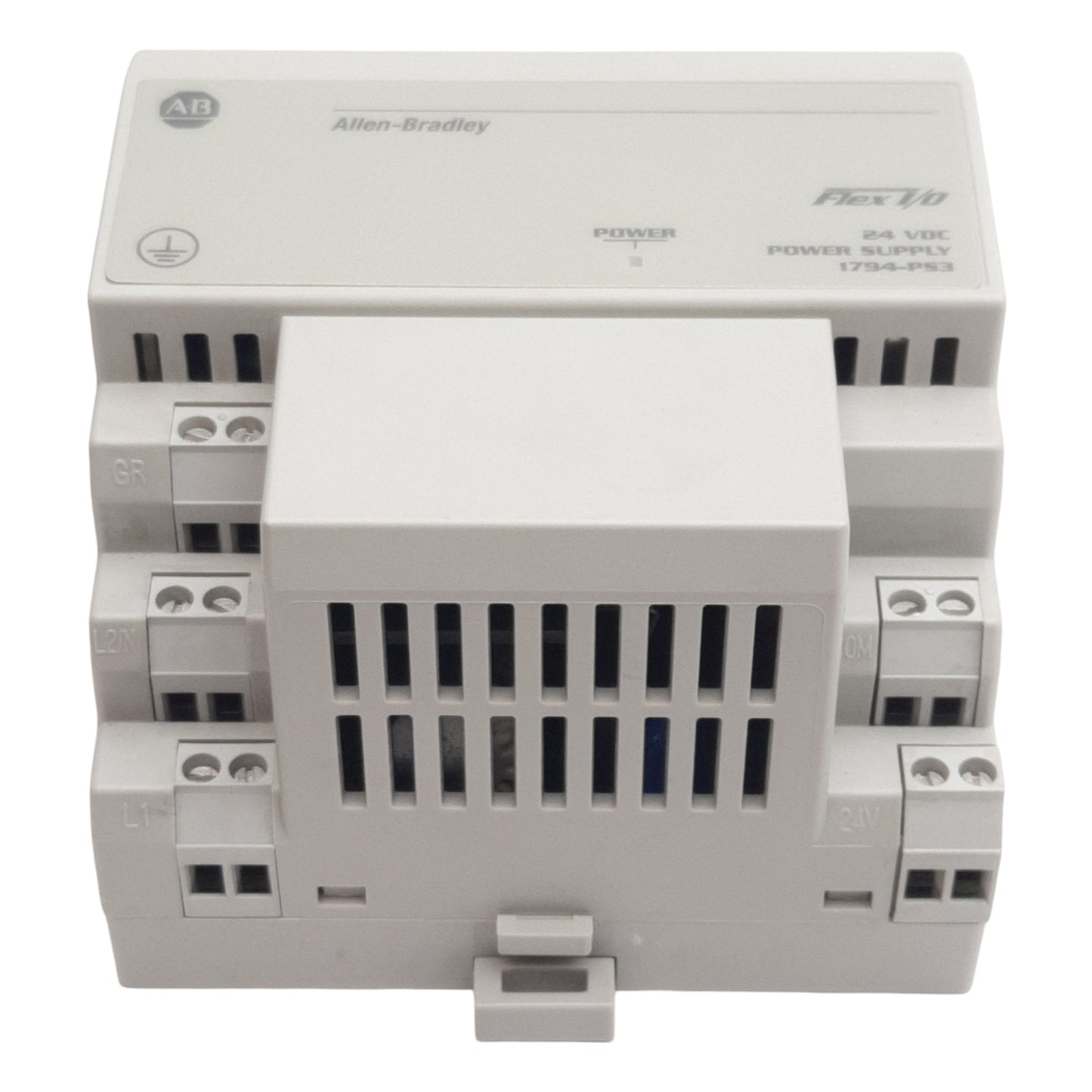 Used Allen Bradley 1794-PS3 Flex I/O Power Supply, 3A 24VDC Out, 120/230VAC In