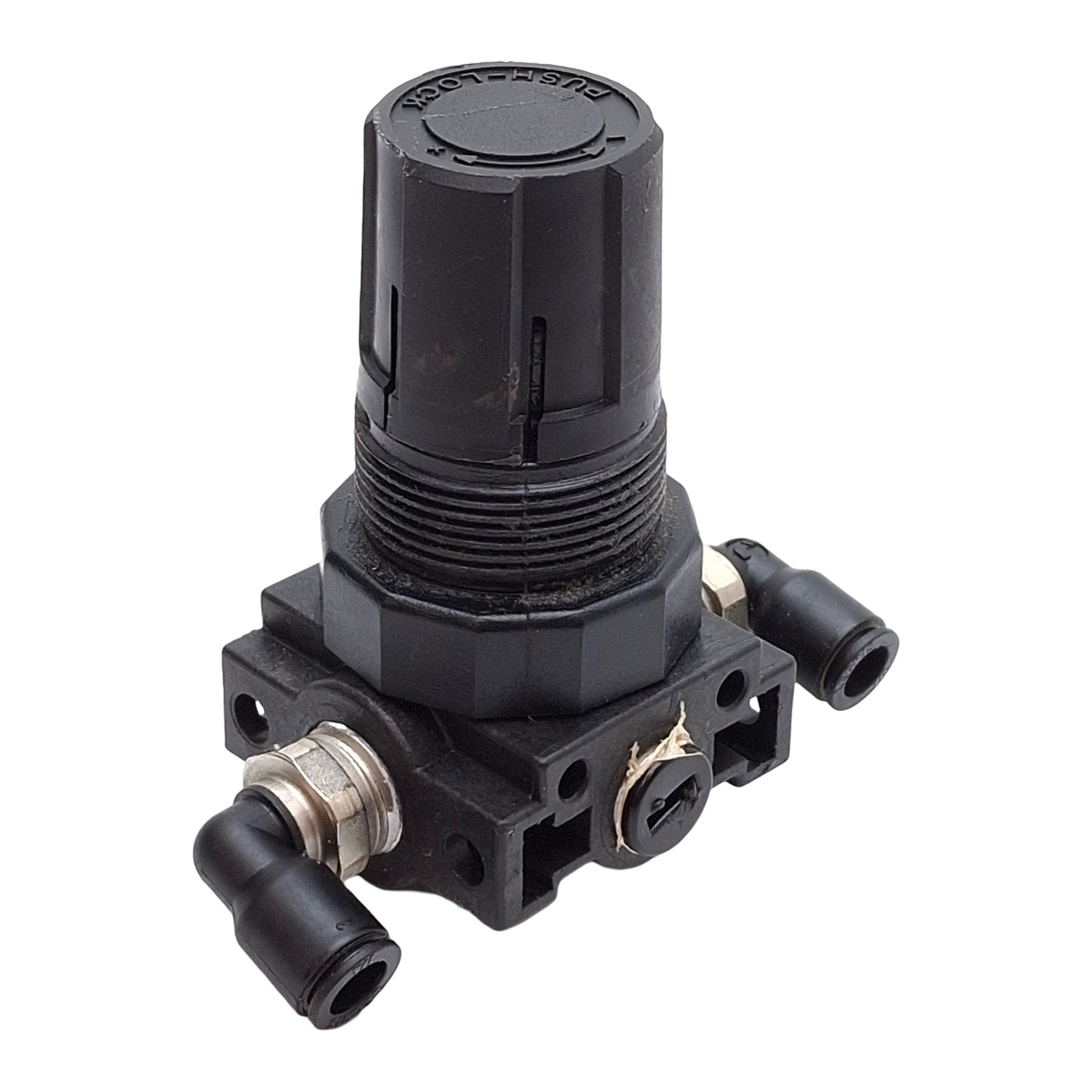 Used Parker R25-02C Pneumatic Regulator, 0-125psig Set, 150psig Supply, ø1/4in P2C