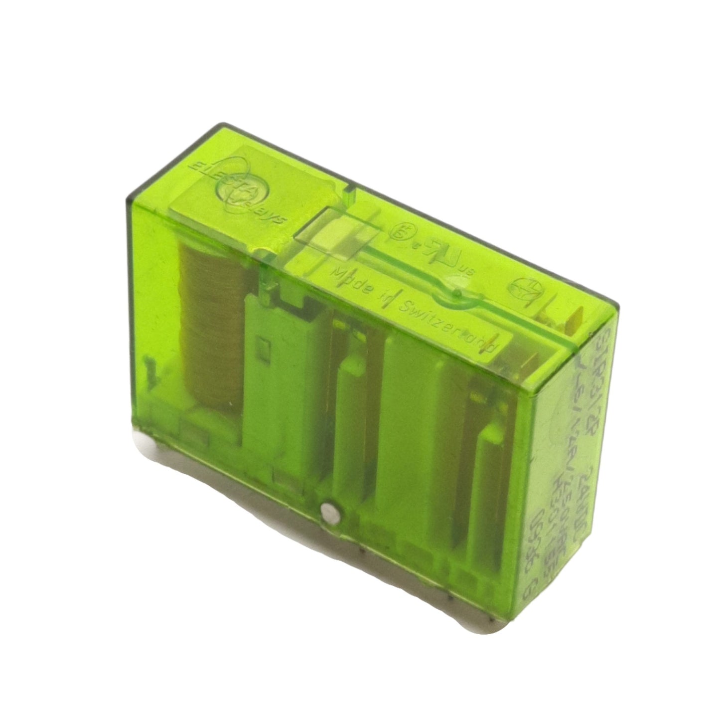 Used Elesta SIR312P Compact Relay 3NO + 1NC 12A 250VAC Contact,10-Pin, 24VDC Coil