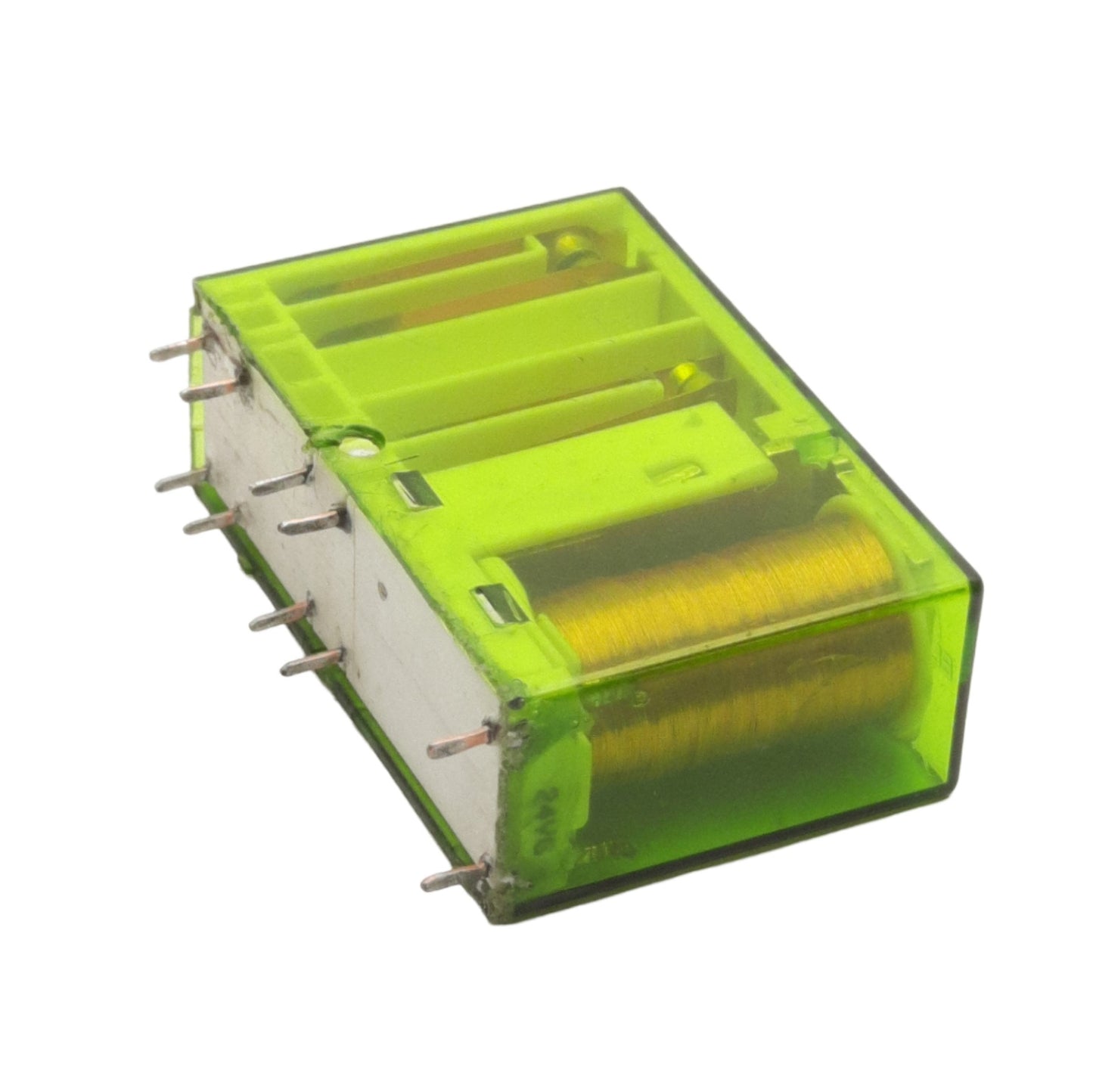 Used Elesta SIR312P Compact Relay 3NO + 1NC 12A 250VAC Contact,10-Pin, 24VDC Coil