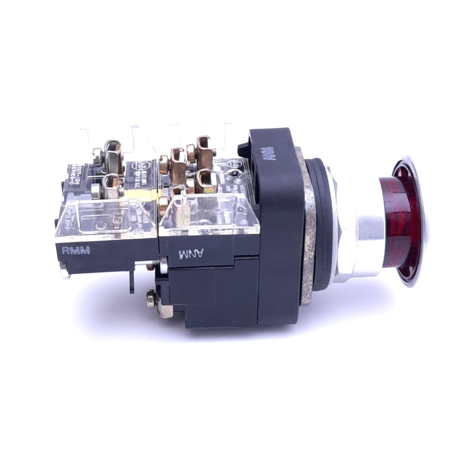 Used Allen Bradley 800T-FXP16 A1 Push/Pull E-Stop Switch, ø30mm, 1NCLB 1NO + 1NC