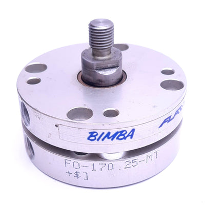 Used Bimba FO-170.25-MT Flat Pneumatic Cylinder, ø1.5in Bore, 0.25in Stroke, 1/8NPT