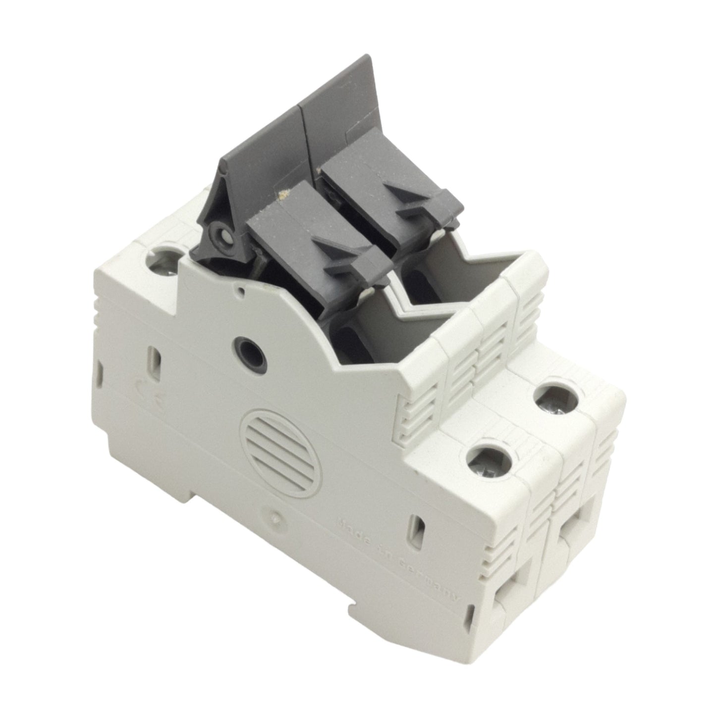 Used Allen Bradley 1492-FB2M30-L Fuse Holder 2-Poles, DIN Rail, 10.3 x 38mm, 30A 600V