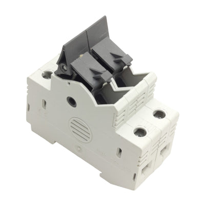 Used Allen Bradley 1492-FB2M30-L Fuse Holder 2-Poles, DIN Rail, 10.3 x 38mm, 30A 600V