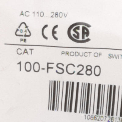 New Allen Bradley 100-FSC280 Surge Suppressor Resistor Capacitor, 110-280VAC, 100-C