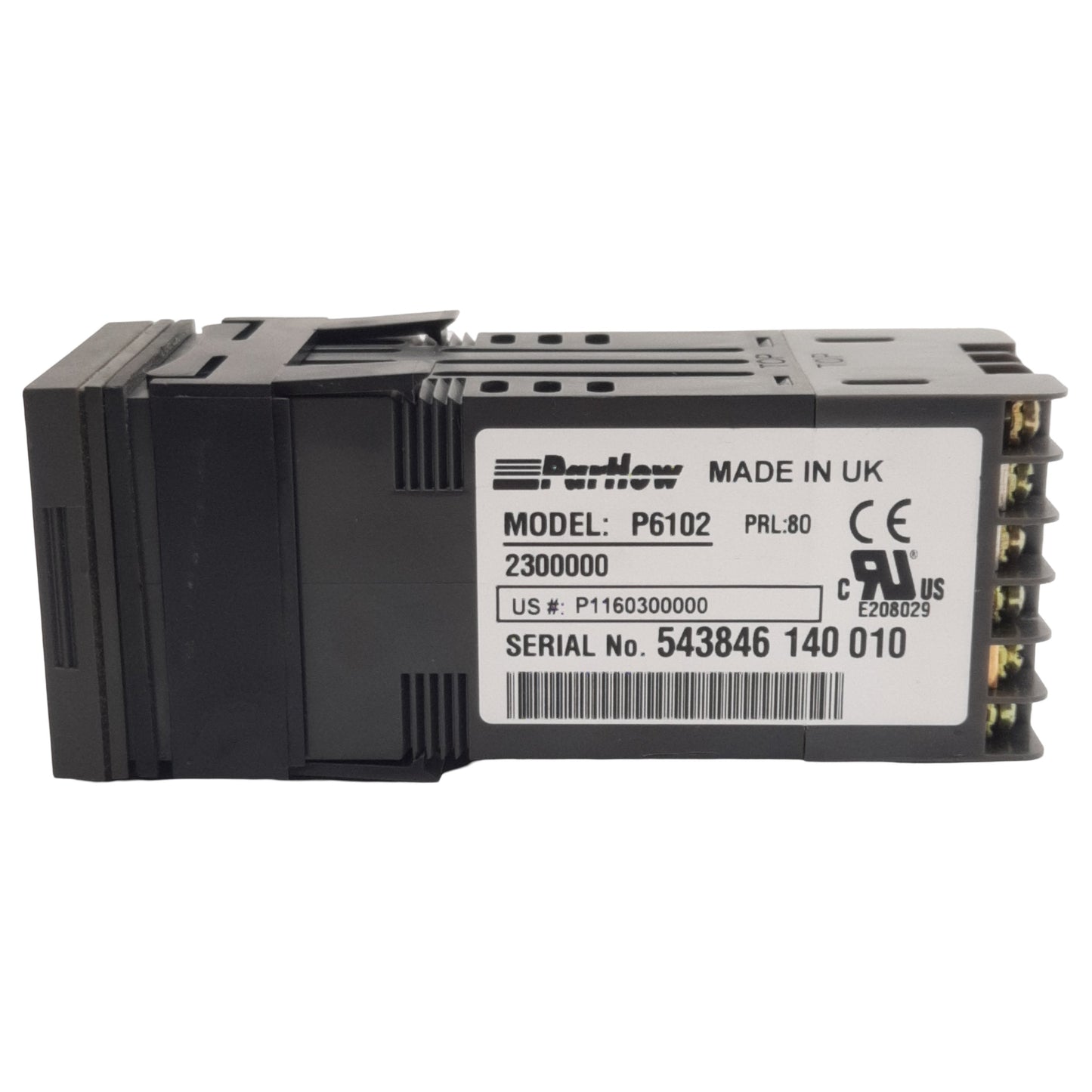 Used Partlow P1160300000 Temperature Controller SPDT 2A 120-240VAC Out, 100-240VAC In