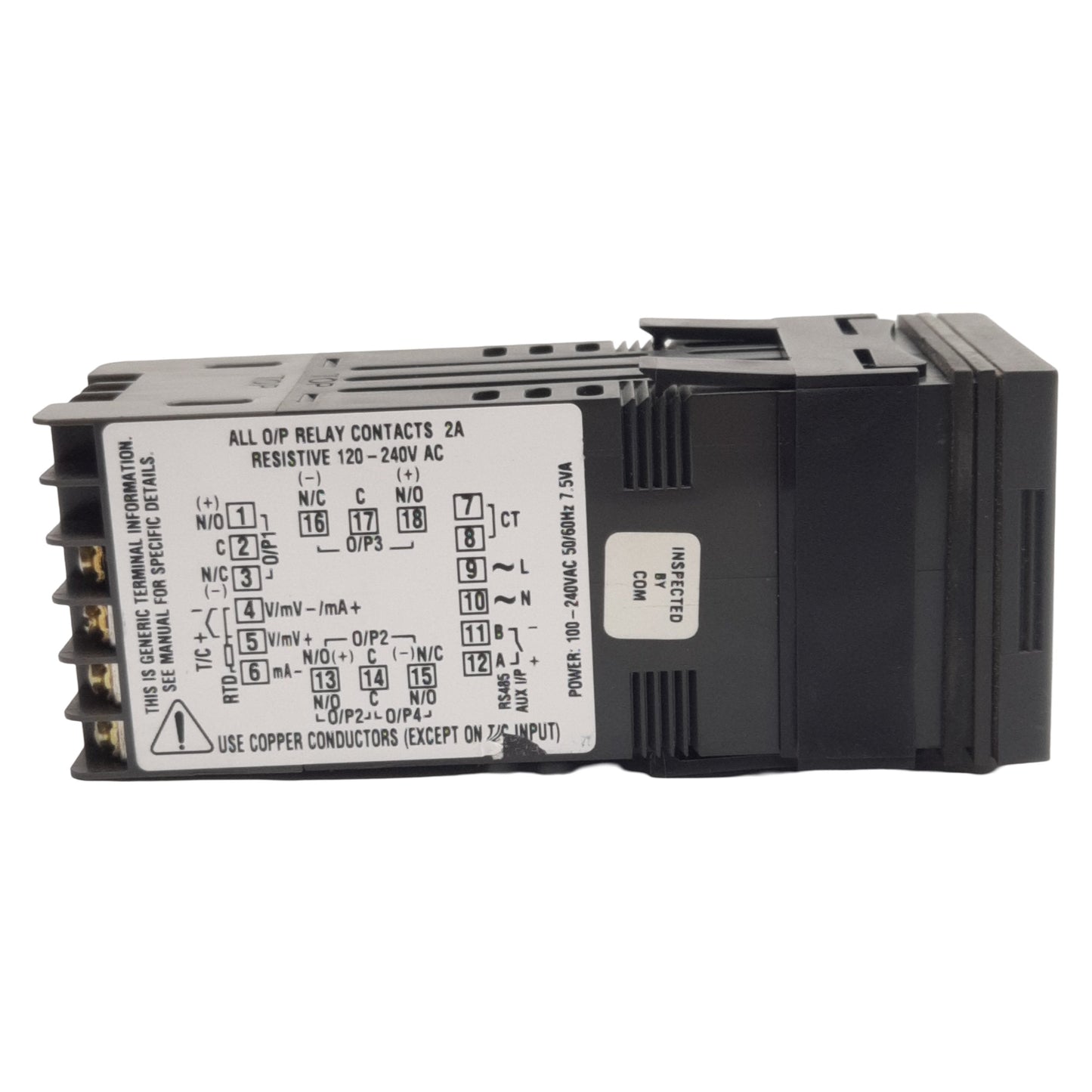 Used Partlow P1160300000 Temperature Controller SPDT 2A 120-240VAC Out, 100-240VAC In