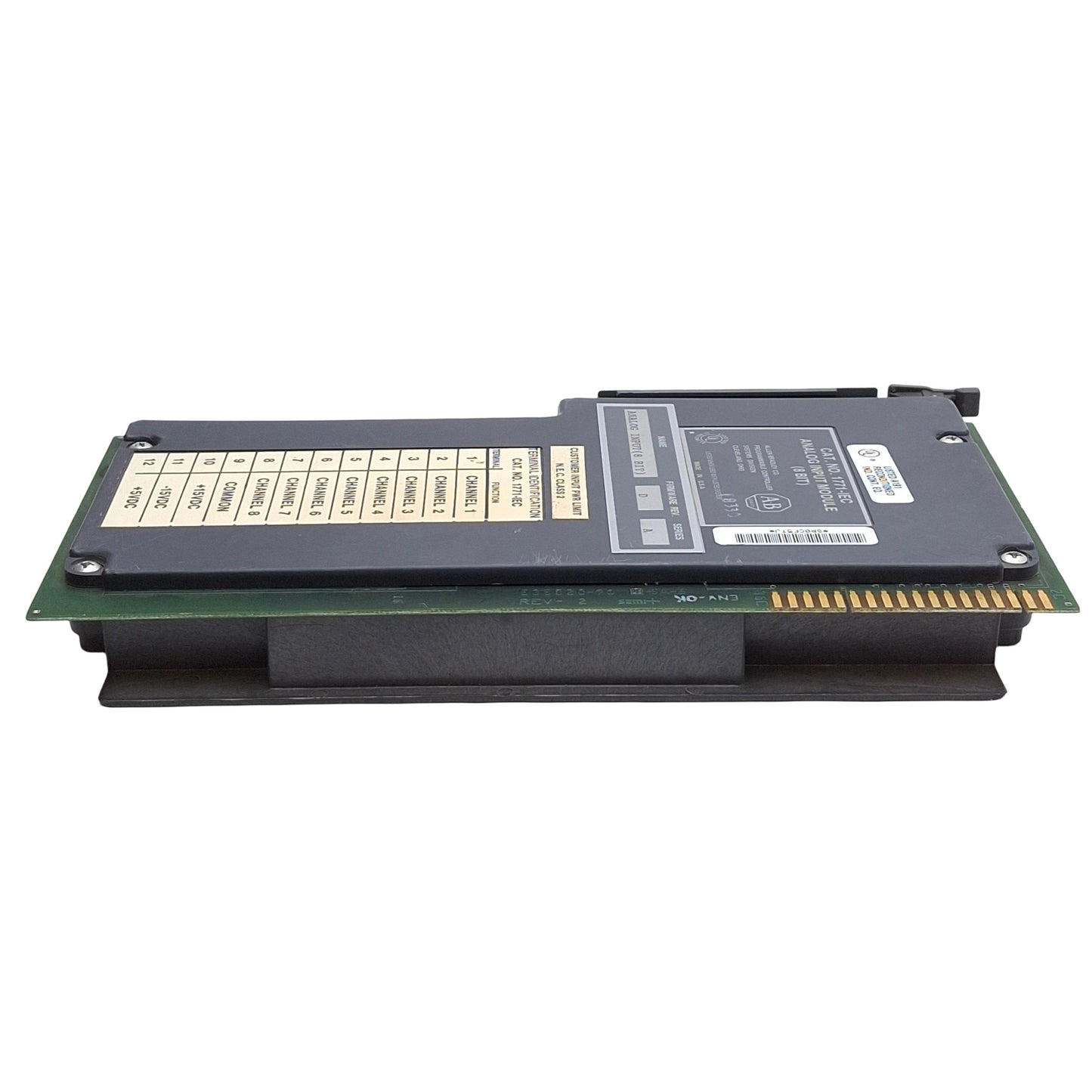 Used Allen Bradley 1771-IEC Series A Analog Input Module, 8-Bit, Firmware Rev D