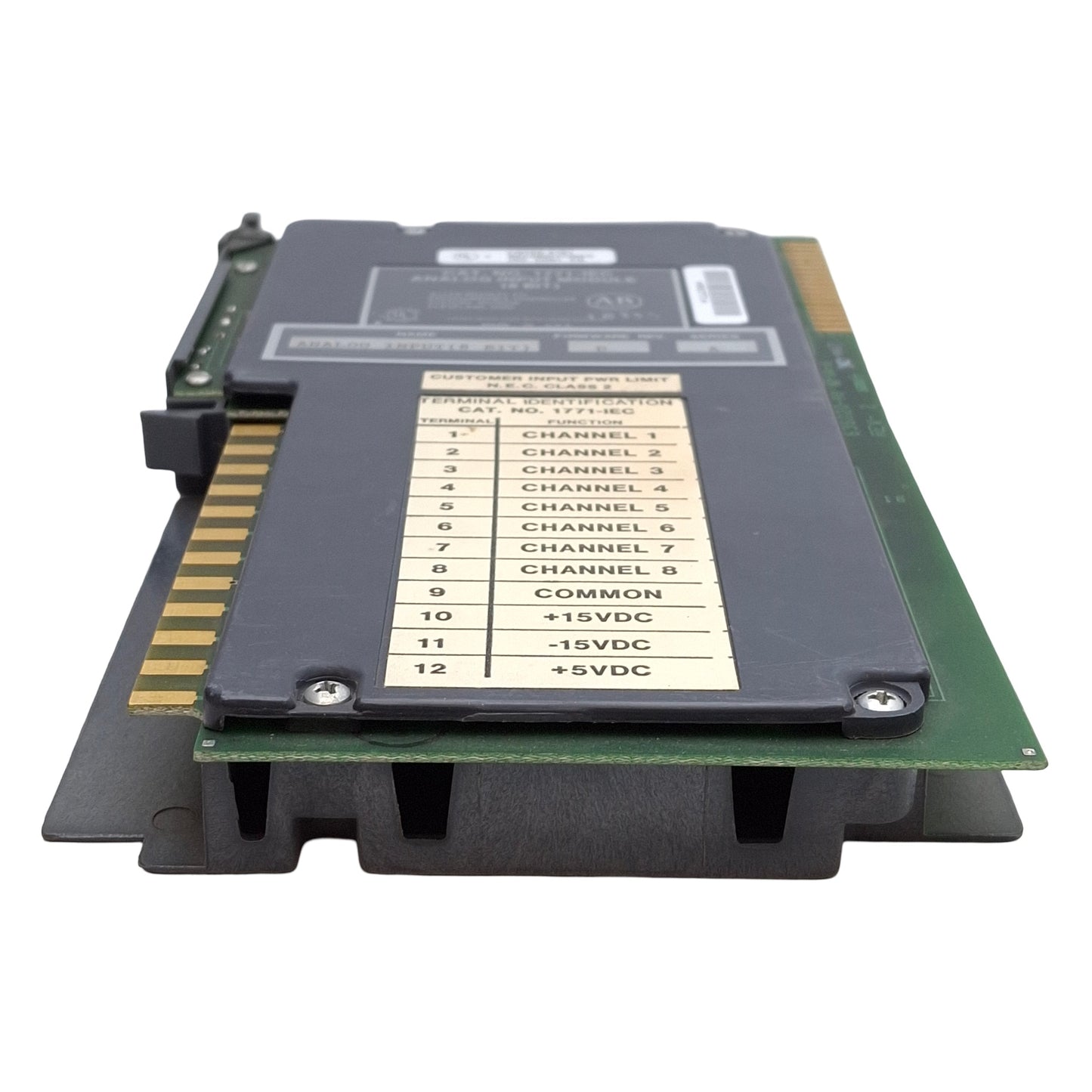 Used Allen Bradley 1771-IEC Series A Analog Input Module, 8-Bit, Firmware Rev D