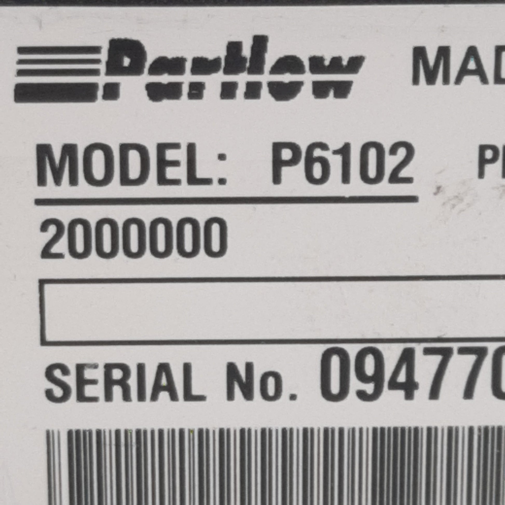 Partlow P6102 Temperature Controller, SPDT, 2A 120-240VAC Out, 100-240 ...