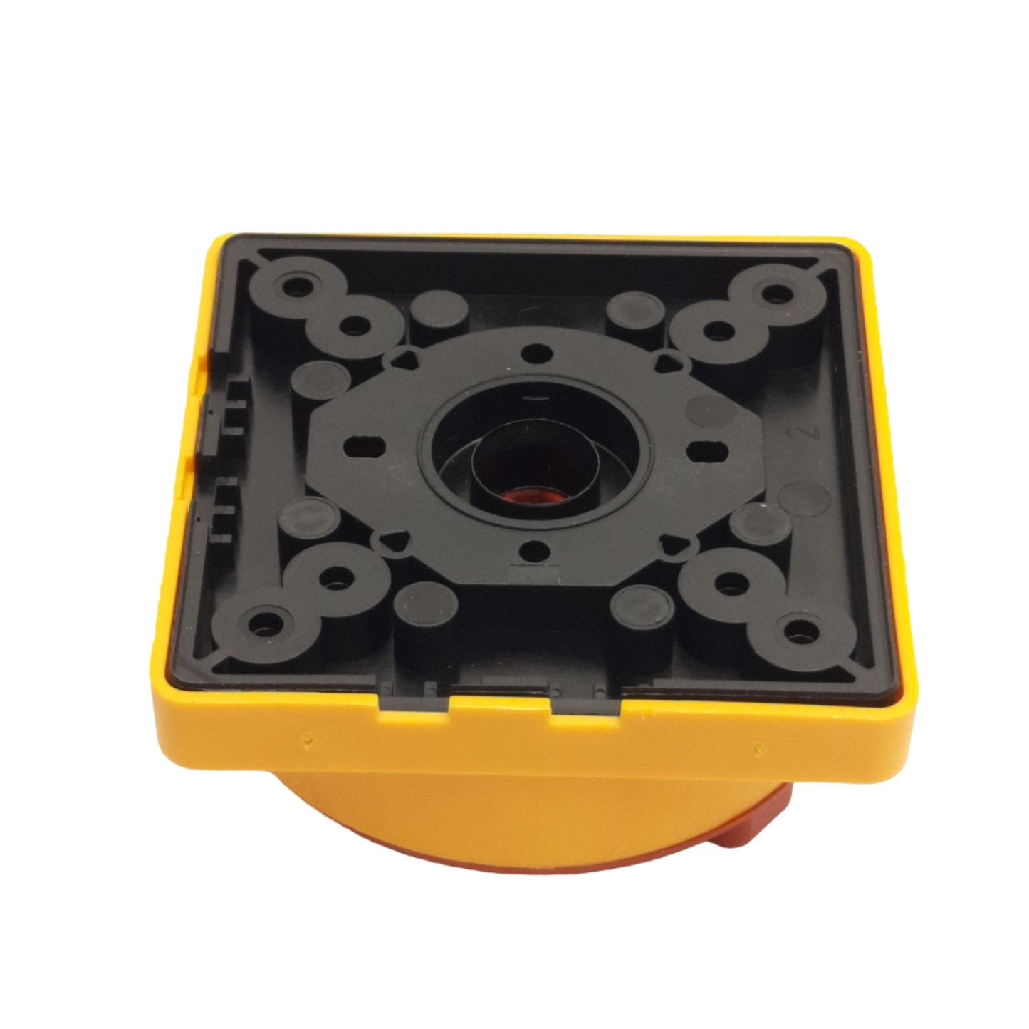 Used Allen Bradley 194L-HE6N-175 Disconnect Switch Handle, Yellow/Red, 90° On/Off