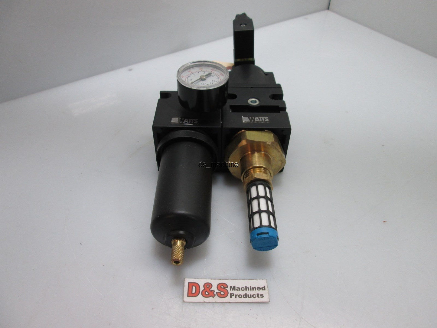 Used Watts SC75-02M M2 Solenoid Valve , B75-02DJCG Pneumatic Regulator **COMBO**
