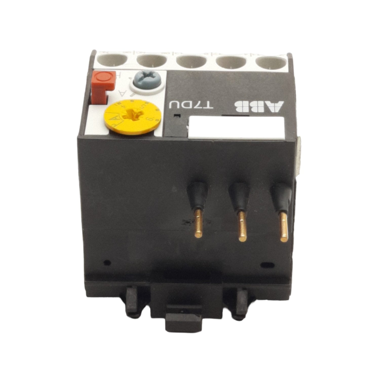 Used ABB T7DU Thermal Overload Relay 4.0 to 6.0A Trip, 1NO + 1NC, 600VAC