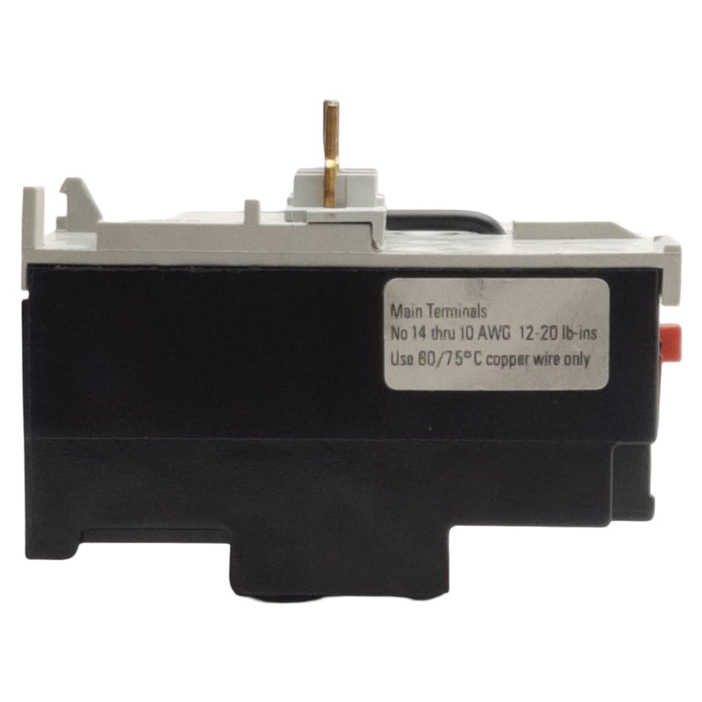 Used Sprecher Schuh CT4-9 Thermal Overload Relay, 3-Pole + 1NC, 1.8-2.7A Trip, 500VAC