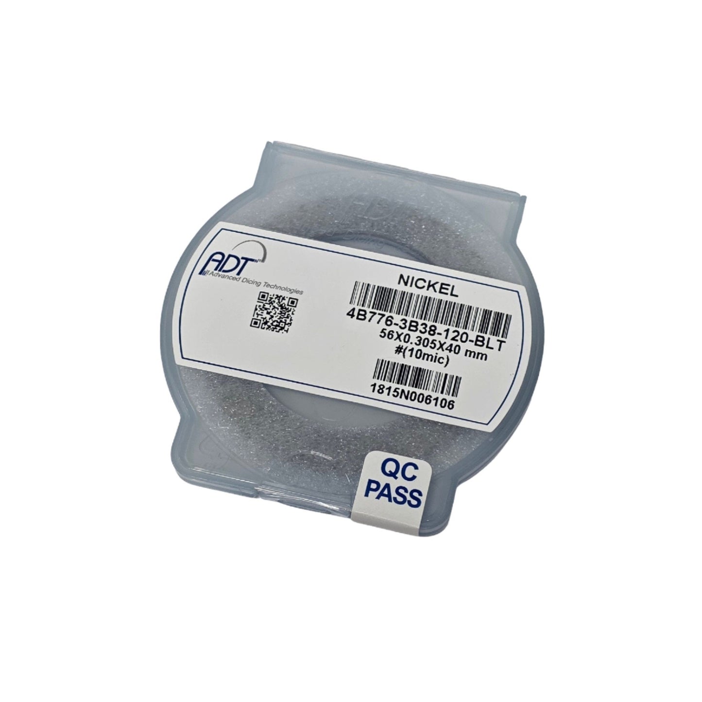 Used Advanced Dicing Technologies 4B776-3B38-120-BLT Nickel-Bond Dicing Blade