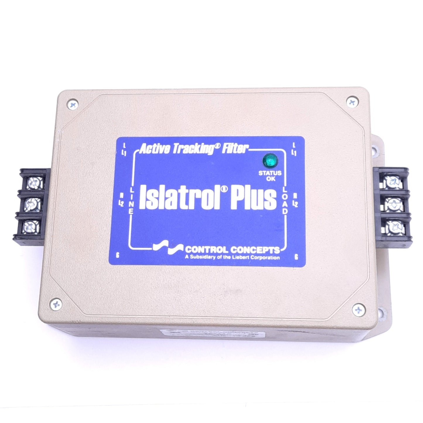Used Control Concepts IC+115 Islatrol Noise Filter, 120VAC, 15A, 60dB Min, 50MHz Max