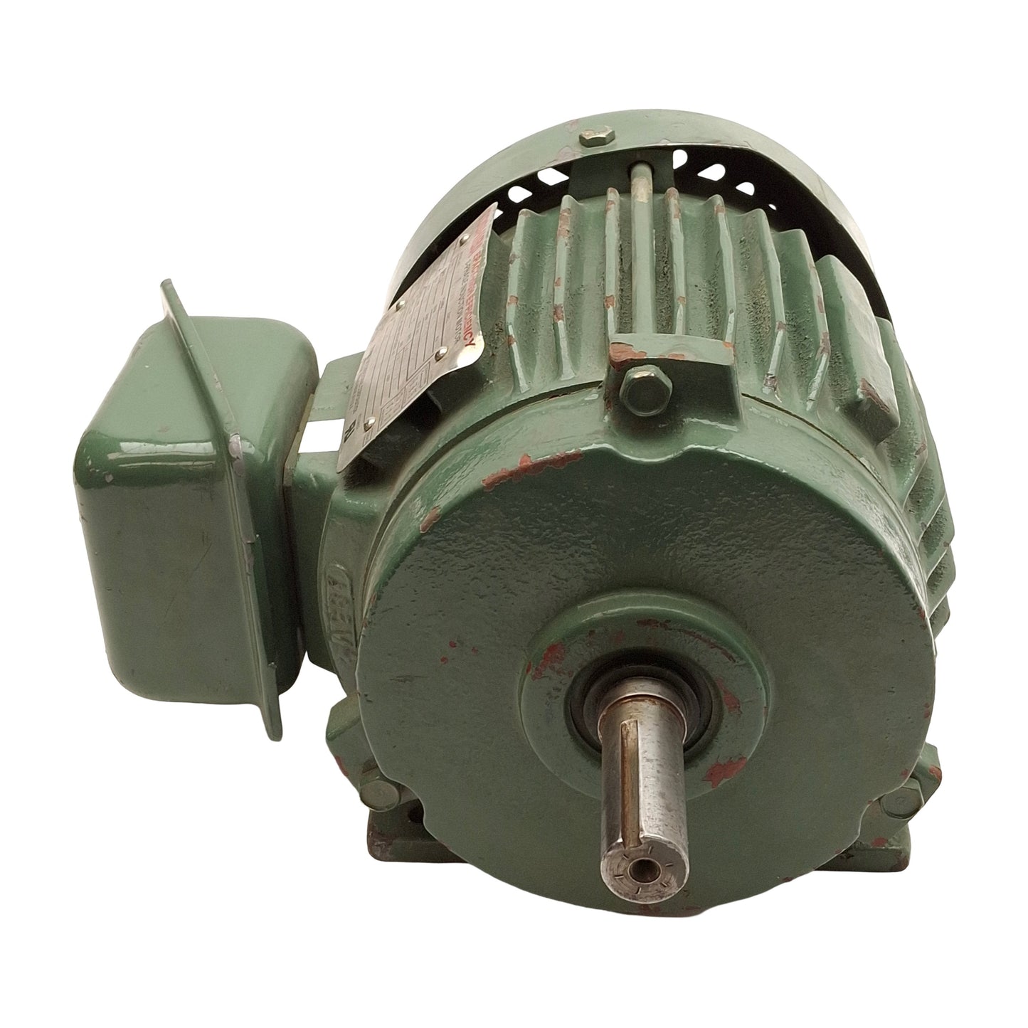Used Toshiba BY154FLF2UMW Induction Motor, 3Ø 230/460VAC, 1.5HP, 1725RPM, TEFC, 145T