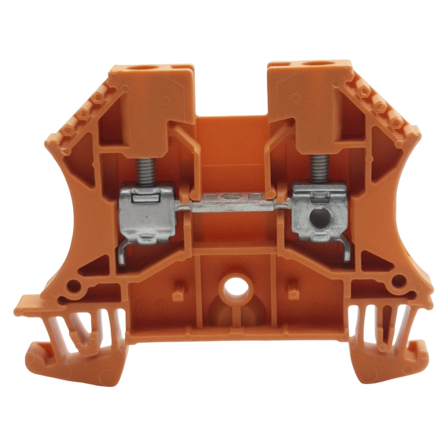 New Lot of 15 Allen Bradley 1492-J4 Terminal Block, 1-Pole, 35A 600VAC/VDC, Orange