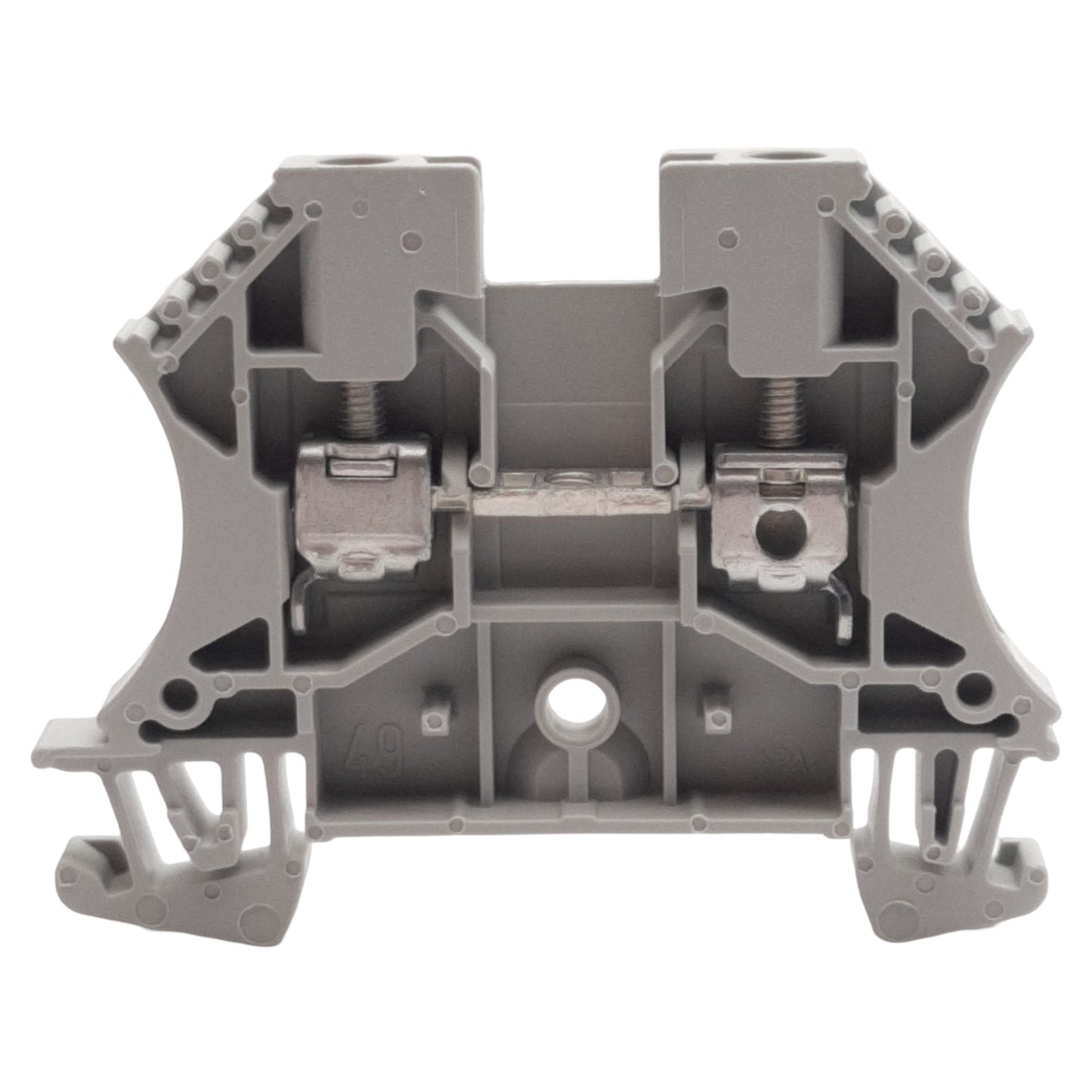 New Lot of 15 Allen Bradley 1492-J4 Terminal Block, 1-Pole, 35A 600VAC/VDC, Gray