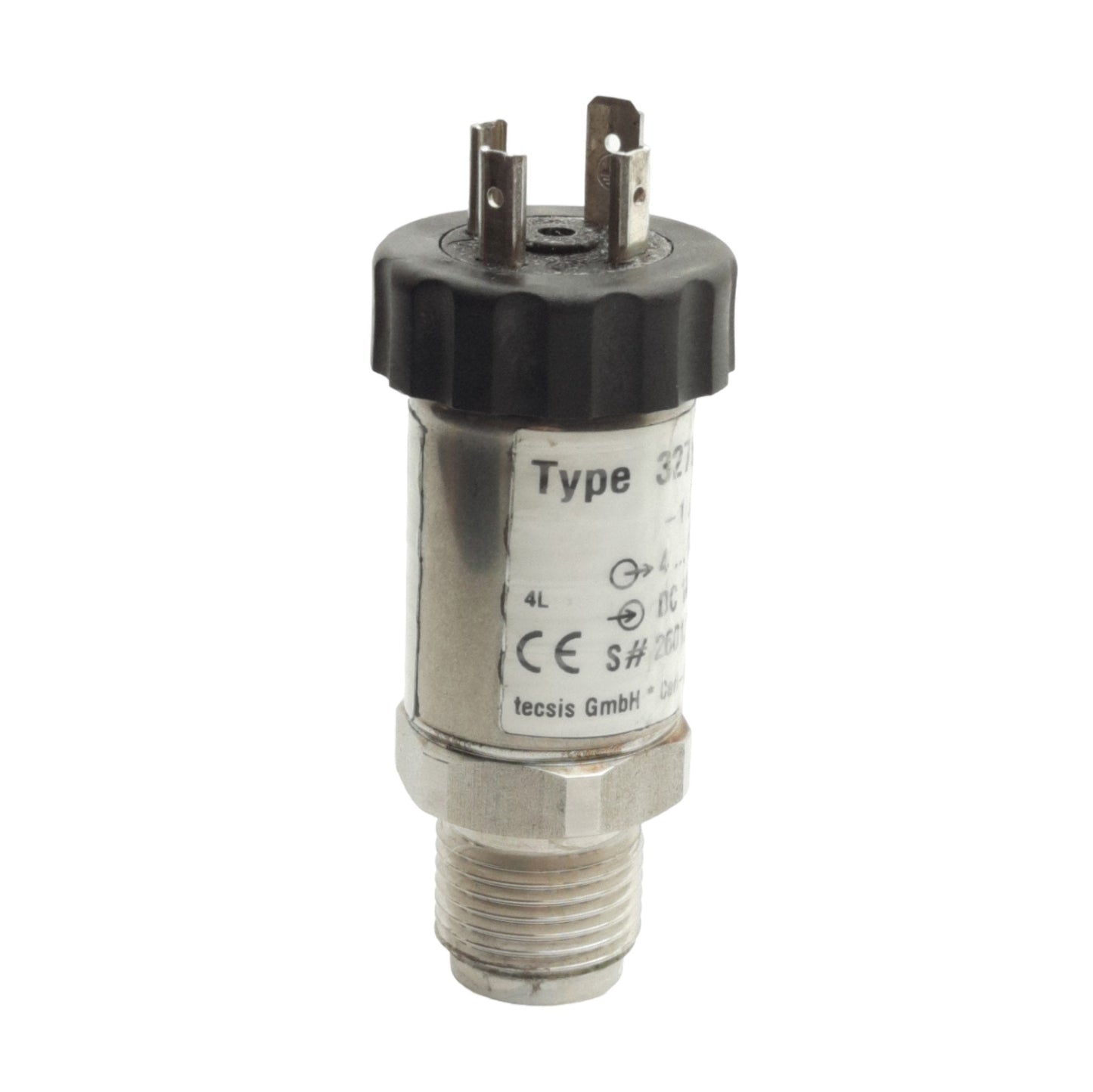 Used Tecsis 3276.046.001 Pressure Transducer, -1 to 9bar, 10-30VDC, 4-20mA Out, G1/2