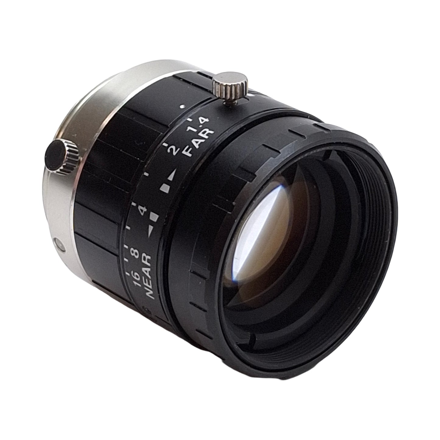 Used Fujinon HF25HA-1S Machine Vision Lens, C-Mount, 1.5MP, 25mm Focal, F1.4-F22 Iris