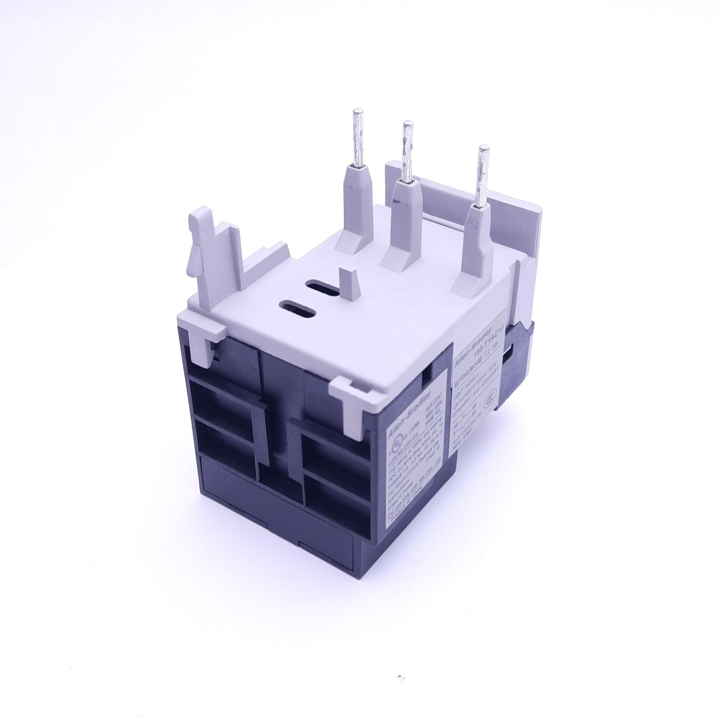 Used Allen Bradley 193-T1AC10 Bimetallic Overload Relay, 7.2-10A, 690VAC, 1NO 1NC