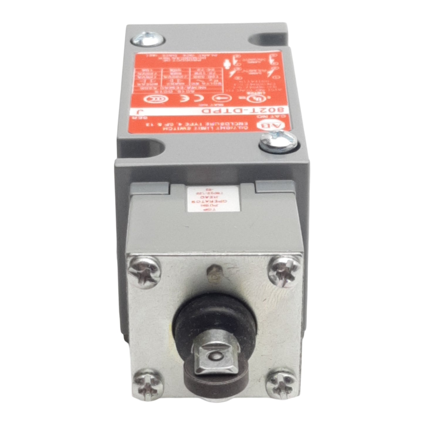 Used Allen Bradley 802T-DTPD Oiltight Limit Switch, 4-Circuit 2NO + 2NC, 10A 240VAC